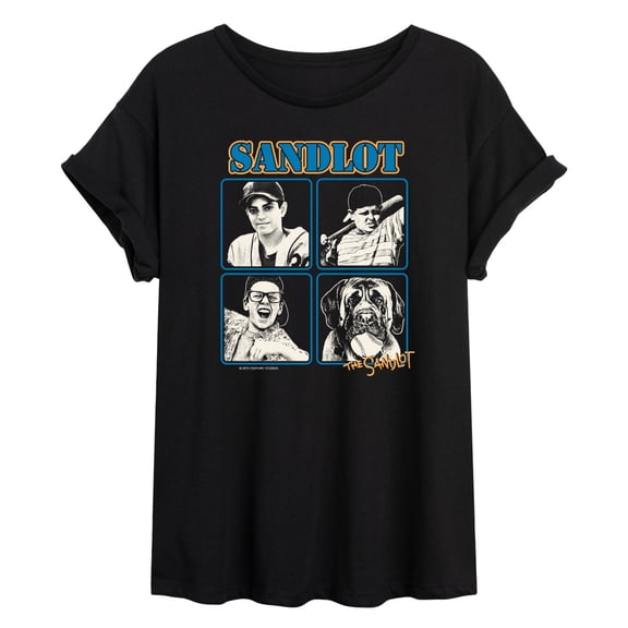The Sandlot - Sandlot Grid - Women's Oversized Graphic T-Shirt