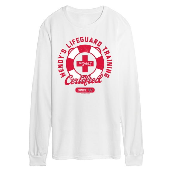 The Sandlot - Wendy's Lifeguard Training - Men's Long Sleeve Graphic T-Shirt