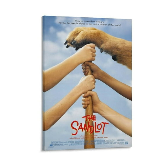 The Sandlots Classic Baseball Movie Canvas Wall Art  Posters Wall Art Painting Canvas Living Room Prints Bedroom Decor Poster Artworks