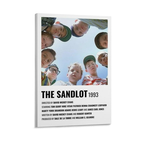 The Sandlots Classic Baseball Movie Canvas Wall Art  Wall Art Poster Scroll Canvas Painting Picture Living Room Decor Home