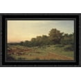 thumbnail image 1 of The Sandpit, Burrow's Cross 24x17 Black Ornate Wood Framed Canvas Art by Leader, Benjamin Williams, 1 of 2