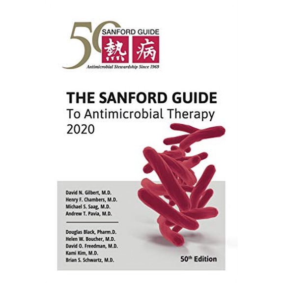 Pre-Owned The Sanford Guide to Antimicrobial Therapy 2020 - Pocket Edition, 9781944272135, Paperback, 50th