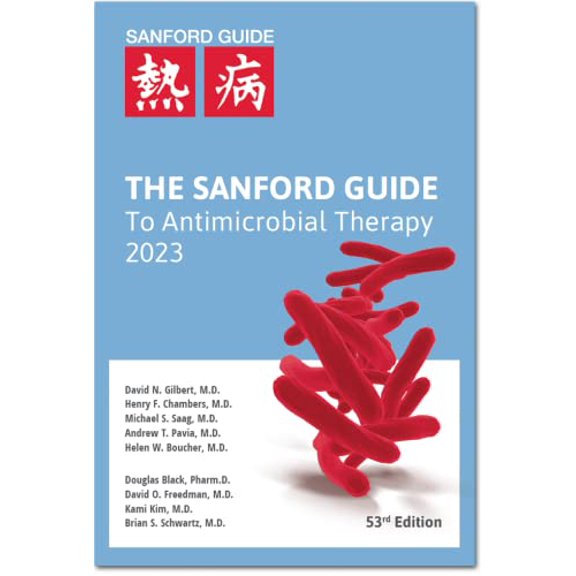 Pre-Owned The Sanford Guide to Antimicrobial Therapy 2023 (Pocket Edition), 9781944272234, 1944272232, Paperback,