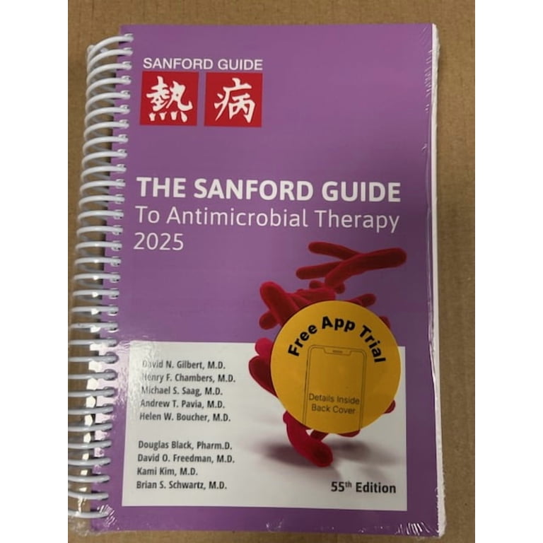 The Sanford Guide to Antimicrobial Therapy 2025 (Spiral Edition