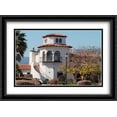 thumbnail image 1 of The Santa Barbara Airport, California 2x Matted 38x28 Large Black Ornate Framed Art Print by The Cityscape Art Print Series, 1 of 2