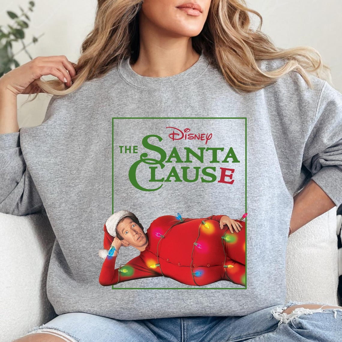 The Santa Clause Christmas Sweatshirt, Santa Claus Shirt, Disneyland