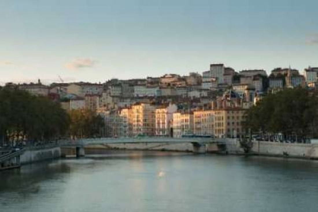 The Saone in Lyon I Canvas Art - Erin Berzel (12 x 18)