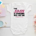 thumbnail image 1 of The Sass Is Strong Bodysuit, Cute Baby Girl Clothes, Baby Shower Gift, Cute Onesies, Funny Sayings Cute Baby Onesie, BABY BODYSUIT LAT 4424, 1 of 3