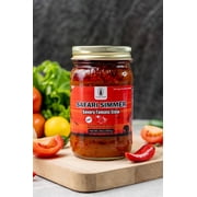 The Saucy African Safari Simmer Tomato Stew, All Purpose West African Jollof Sauce, Seasoned, Shelf-Stable, Mild, 16oz
