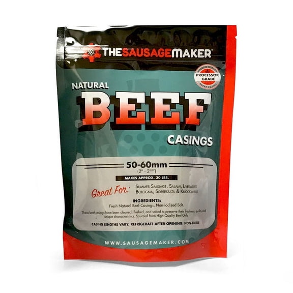 The Sausage Maker - Home Pack Natural Beef Casings, 1 Pack