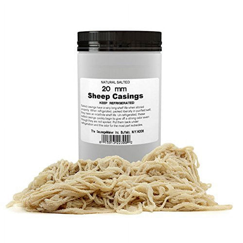 The Sausage Maker Natural Sheep Sausage Casings, 2022mm, 1 Hank
