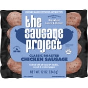 The Sausage Project Classic Roasted Chicken Sausage, 4-Count, 12 oz