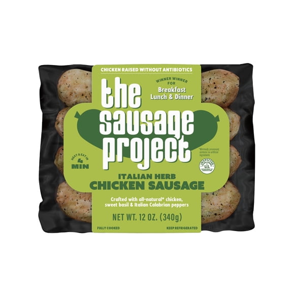 The Sausage Project Italian Herb Chicken Sausage, 4-Count, 12oz
