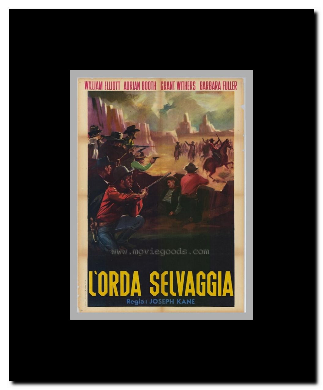 The Savage Horde Framed Movie Poster