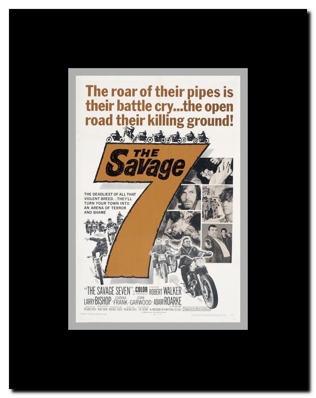The Savage Seven Framed Movie Poster