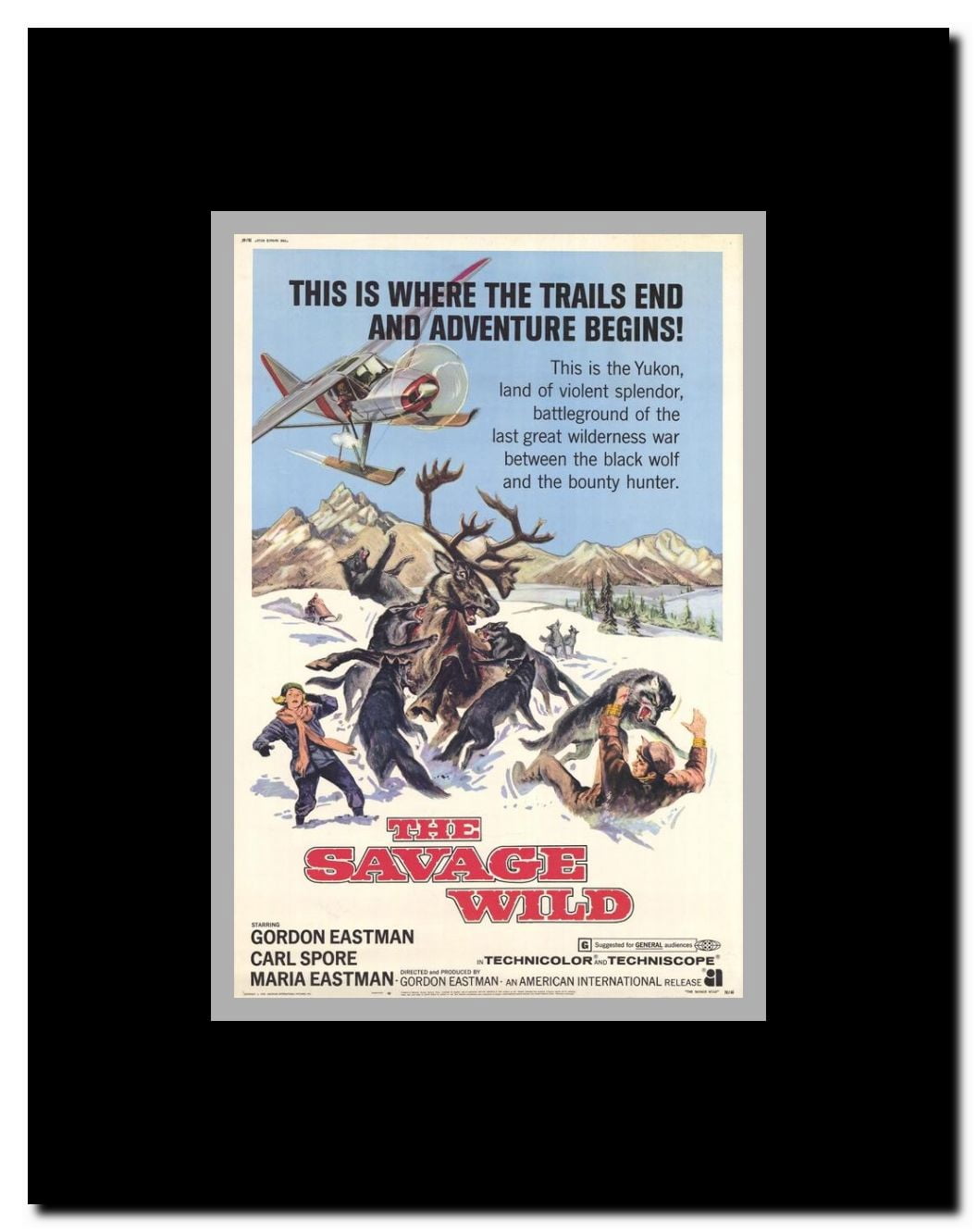 The Savage Wild Framed Movie Poster