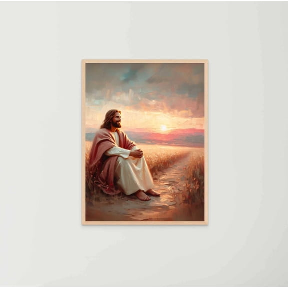 The Savior Print, Jesus Christ Christian Bible Art