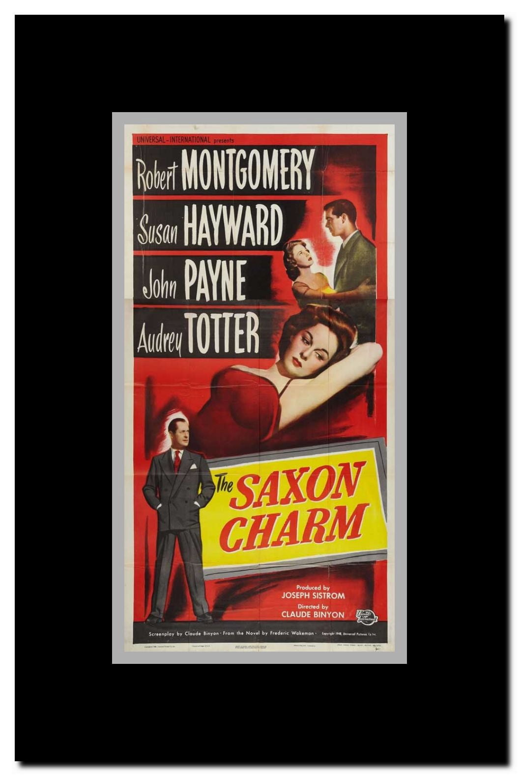 The Saxon Charm Framed Movie Poster