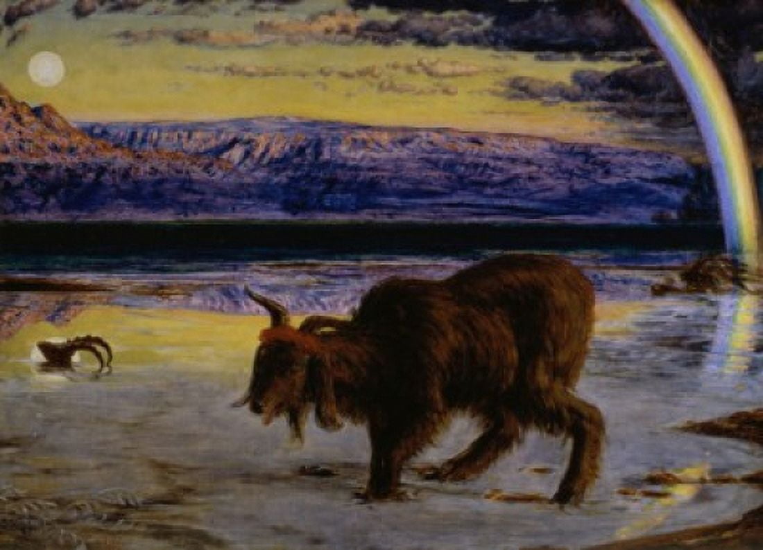 The Scapegoat William Holman Hunt (1827-1910English) Manchester City Art Gallery England Canvas Art - William Holman Hunt (18 x 24)