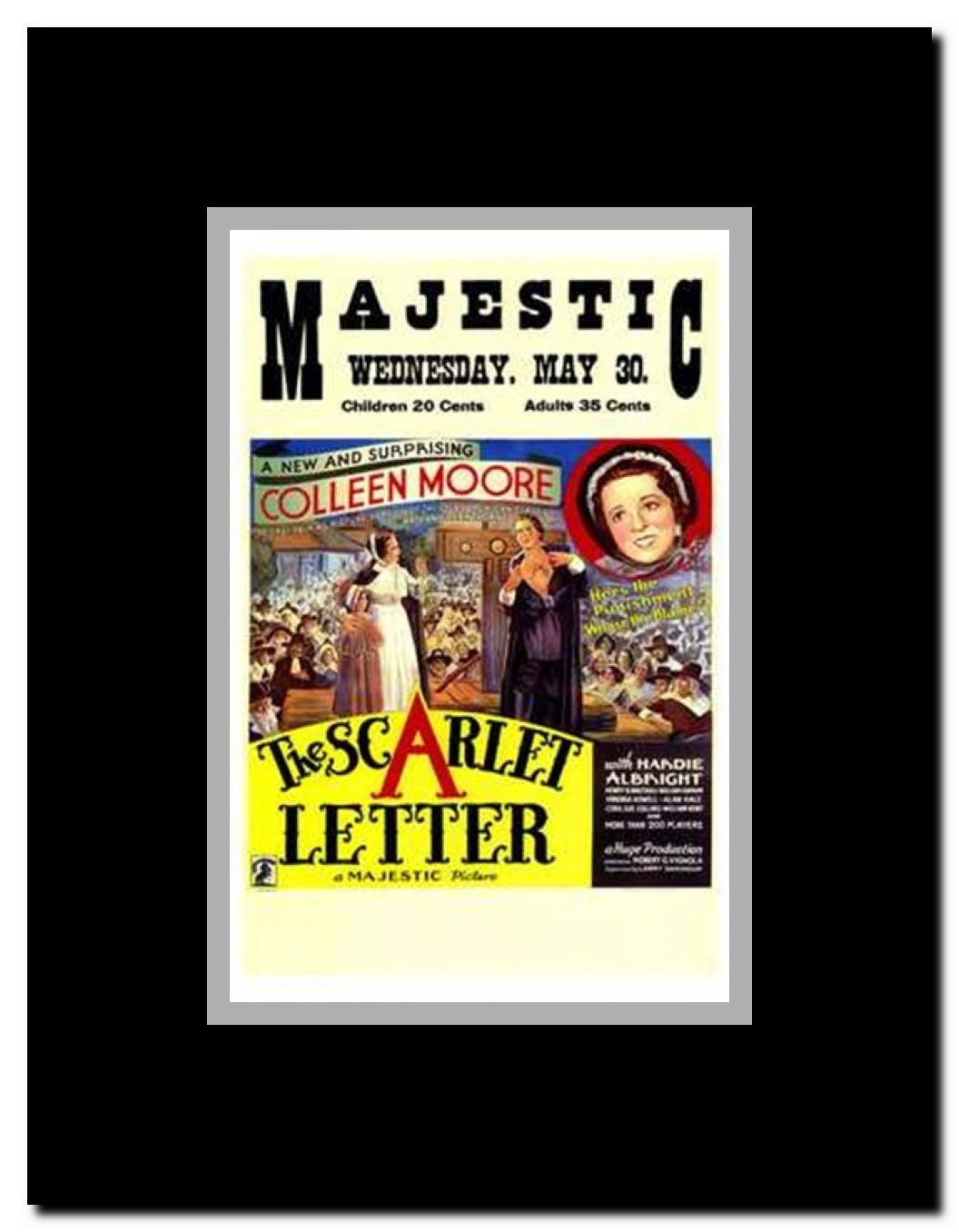 The Scarlet Letter Framed Movie Poster