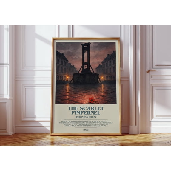 The Scarlet Pimpernel By Baroness Orczy Adventure Literary Poster ...