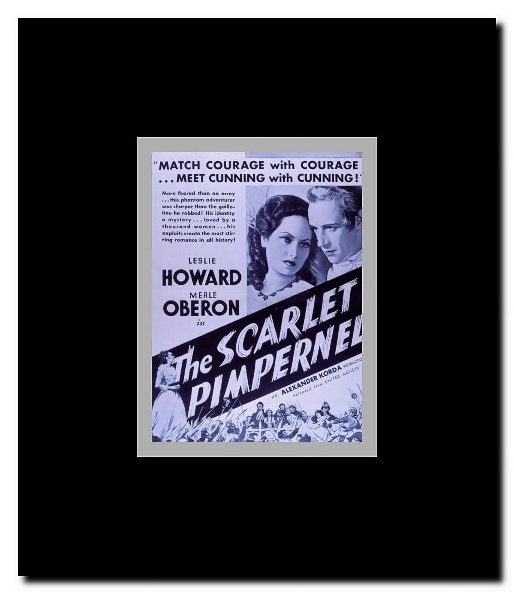 The Scarlet Pimpernel Framed Movie Poster
