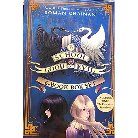 The School for Good and Evil 6-book box set. Books 1-6. Includes Bonus: The Ever Never Handbook., 9780063086364, 0063086360, Paperback, First Edition edition