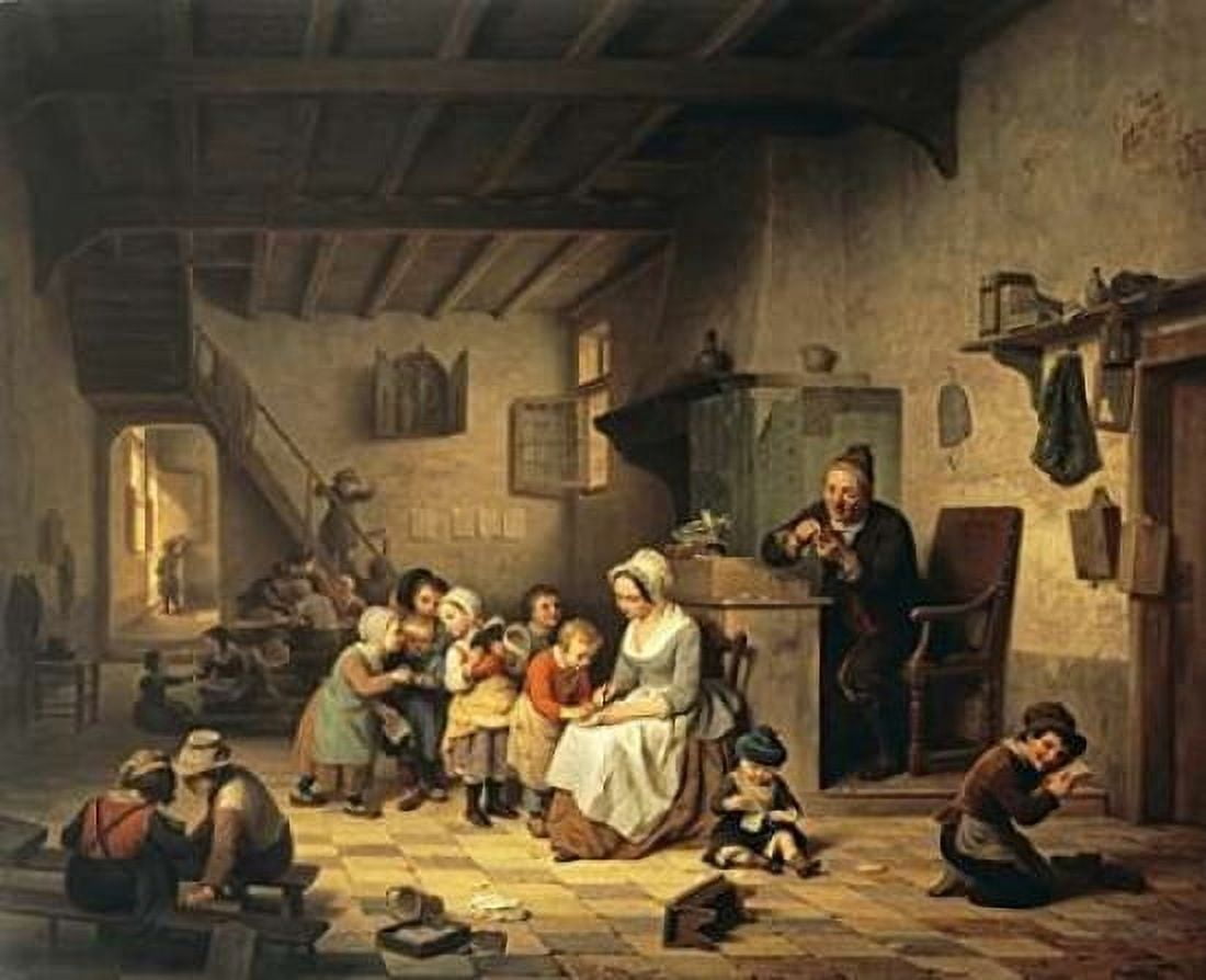 The School Room Canvas Art - Basile De Loose (20 x 24)