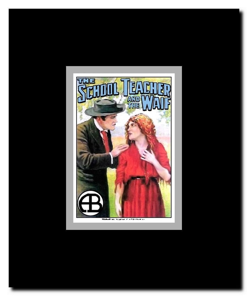 The School Teacher and the Waif Framed Movie Poster