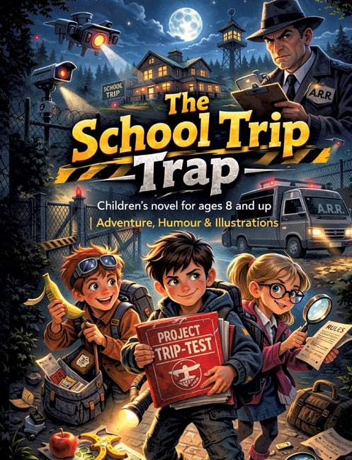 The School Trip Trap: Children's novel for ages 8 and up Adventure, humour & illustrations, (Paperback)