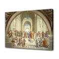 thumbnail image 1 of The School of Athens Canvas Poster Bedroom Decor Sports Landscape Office Room Decor Gift,Frame-style,12x18inch(30x45cm), 1 of 8