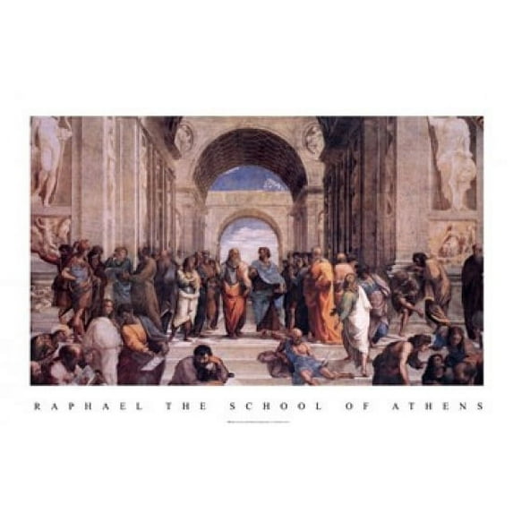 The School of Athens, c.1511 Poster by Raphael (36 x 24)