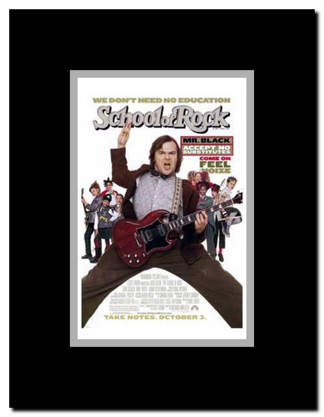 The School of Rock Framed Movie Poster