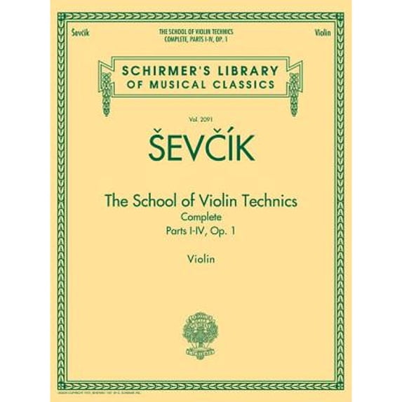Pre-Owned The School of Violin Technics Complete, Op. 1 (Paperback 9781423490906) by Otakar Sevcik, Philipp Mittell