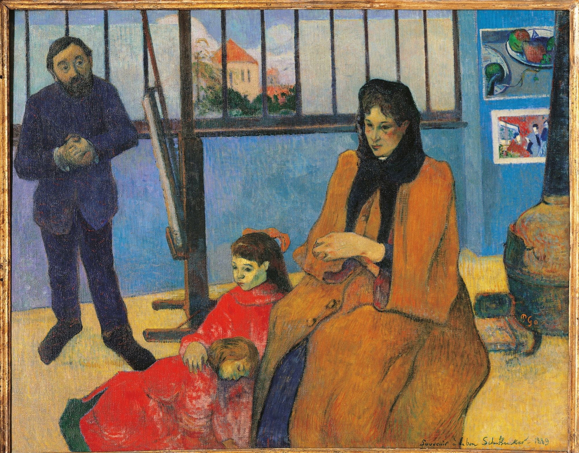 The Schuffenecker Family Canvas Art - (24 x 18)