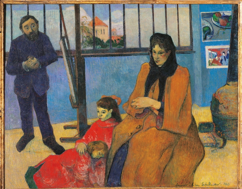 The Schuffenecker Family Canvas Art - (36 x 24)