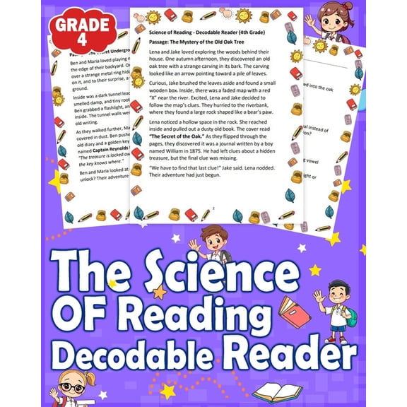 The Science of Reading Decodable Reader for 4th Grade: A Science-Based Decodable Reader for 4th Grade - Engaging Stories, (Paperback)