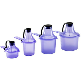 Hydra Cup [4 PACK] - Protein Powder Funnel w/ three compartments