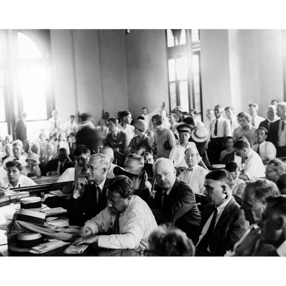 The Scopes Indictment-Reah County Courthouse History (24 x 18)