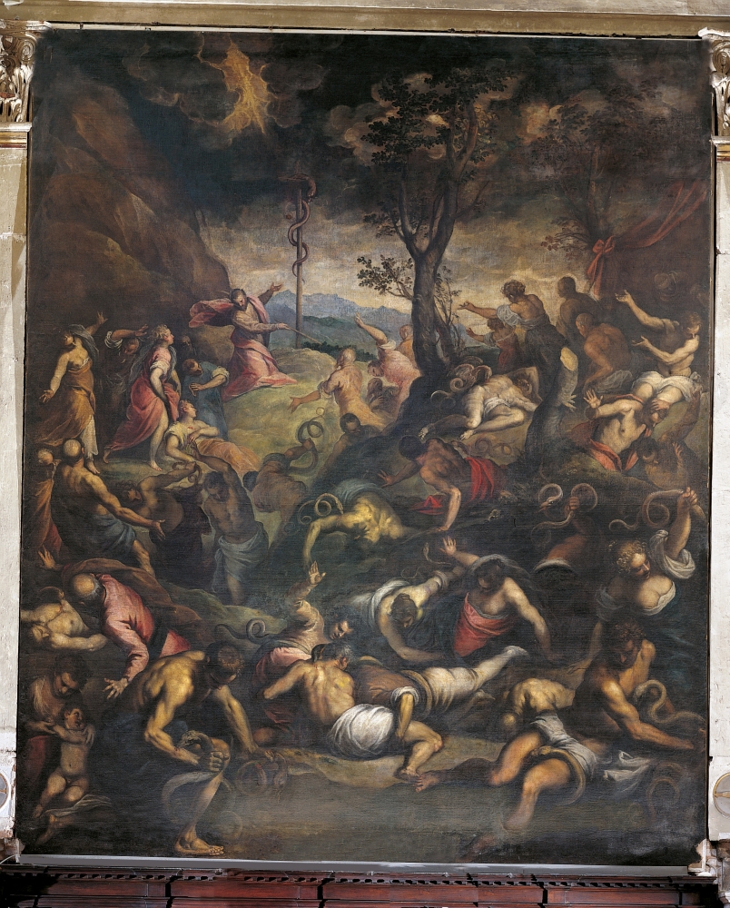 The Scourge Of The Serpents Canvas Art - (24 x 36)