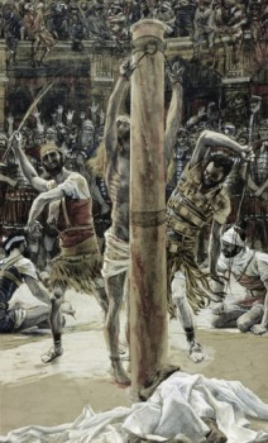 The Scourging of the Back James Tissot (1836-1902 French) Canvas Art - James Tissot (18 x 24)