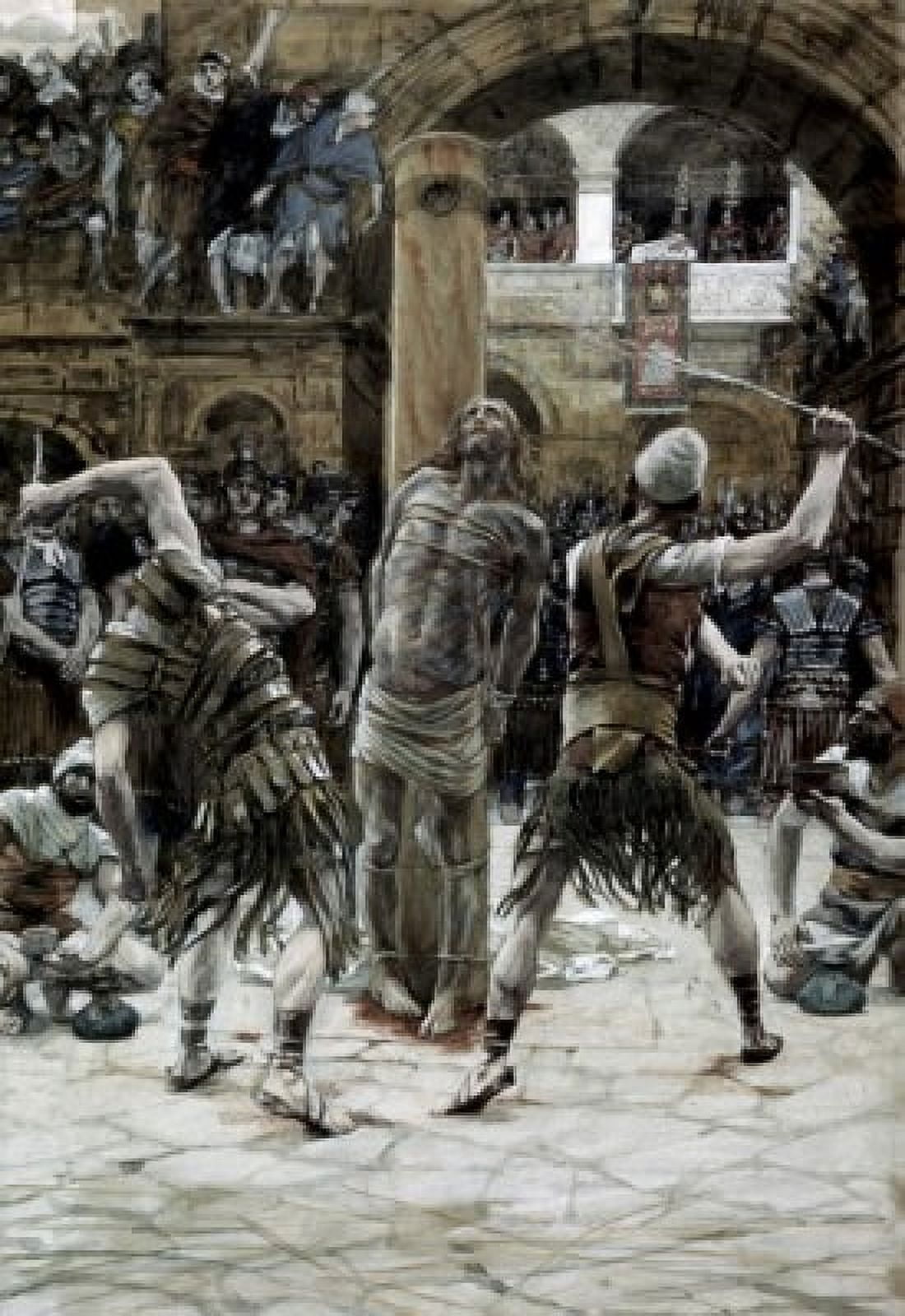 The Scourging of the Face James Tissot (1836-1902French) Canvas Art - James Tissot (18 x 24)