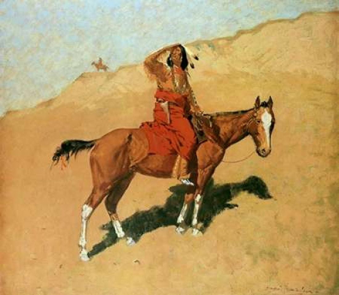 The Scout Canvas Art - Frederic Remington (24 x 24)