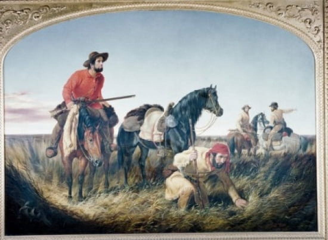 The Scouts by William Tylee Ranney (1813-1857) Canvas Art - William Tylee Ranney (24 x 36)