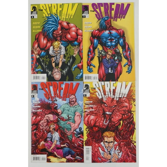 The Scream #1-4 VF/NM complete series ; Dark Horse