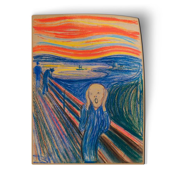 The Scream Painting - 5.5" Magnet for Car Locker Refrigerator