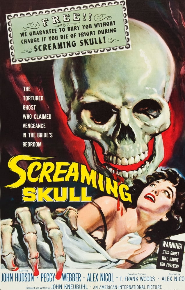 The Screaming Skull Canvas Art - (11 x 17)