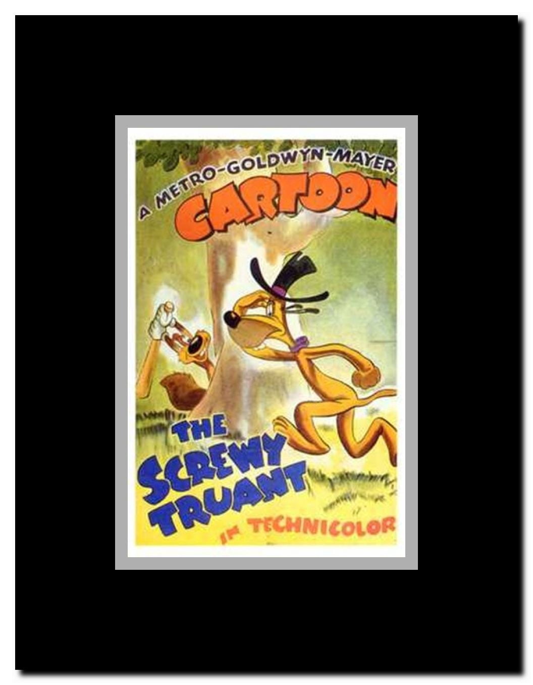 The Screwy Truant Framed Movie Poster