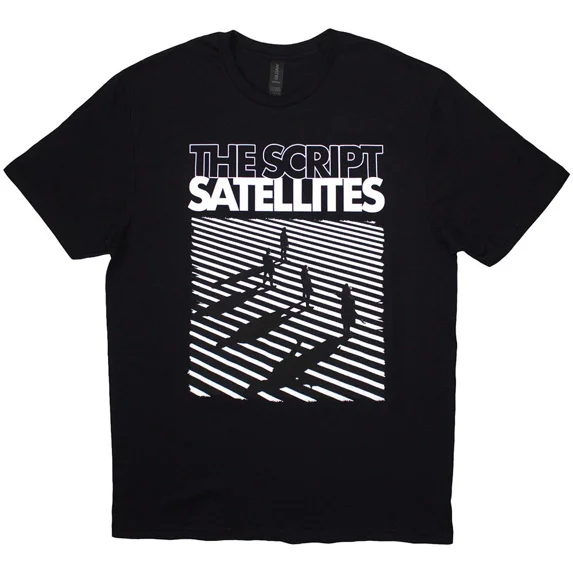 The Script Satellites T-Shirt Black New