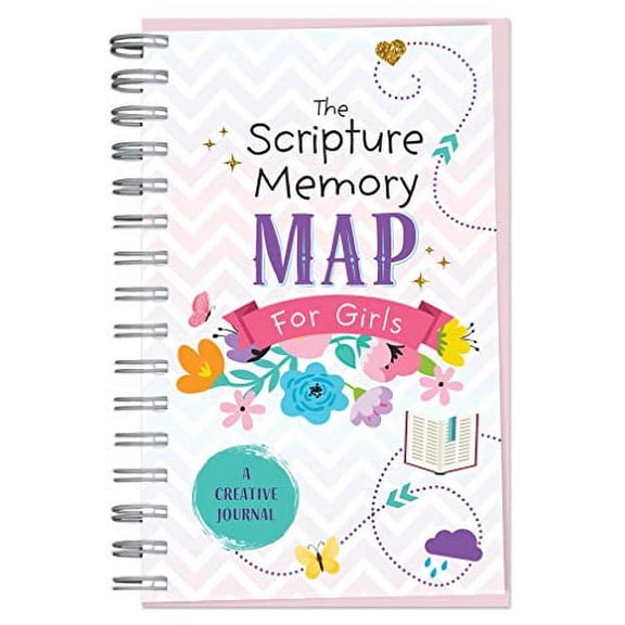 Pre-Owned The Scripture Memory Map for Girls: A Creative Journal (Faith Maps) Paperback